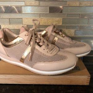 MK Dusty Pink and Rose Gold Sneaker Size 8M